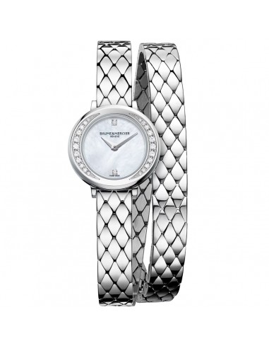 Montre Femme Baume & Mercier PETITE PROMESSE W-DIAMOND (Ø 22 mm) solde